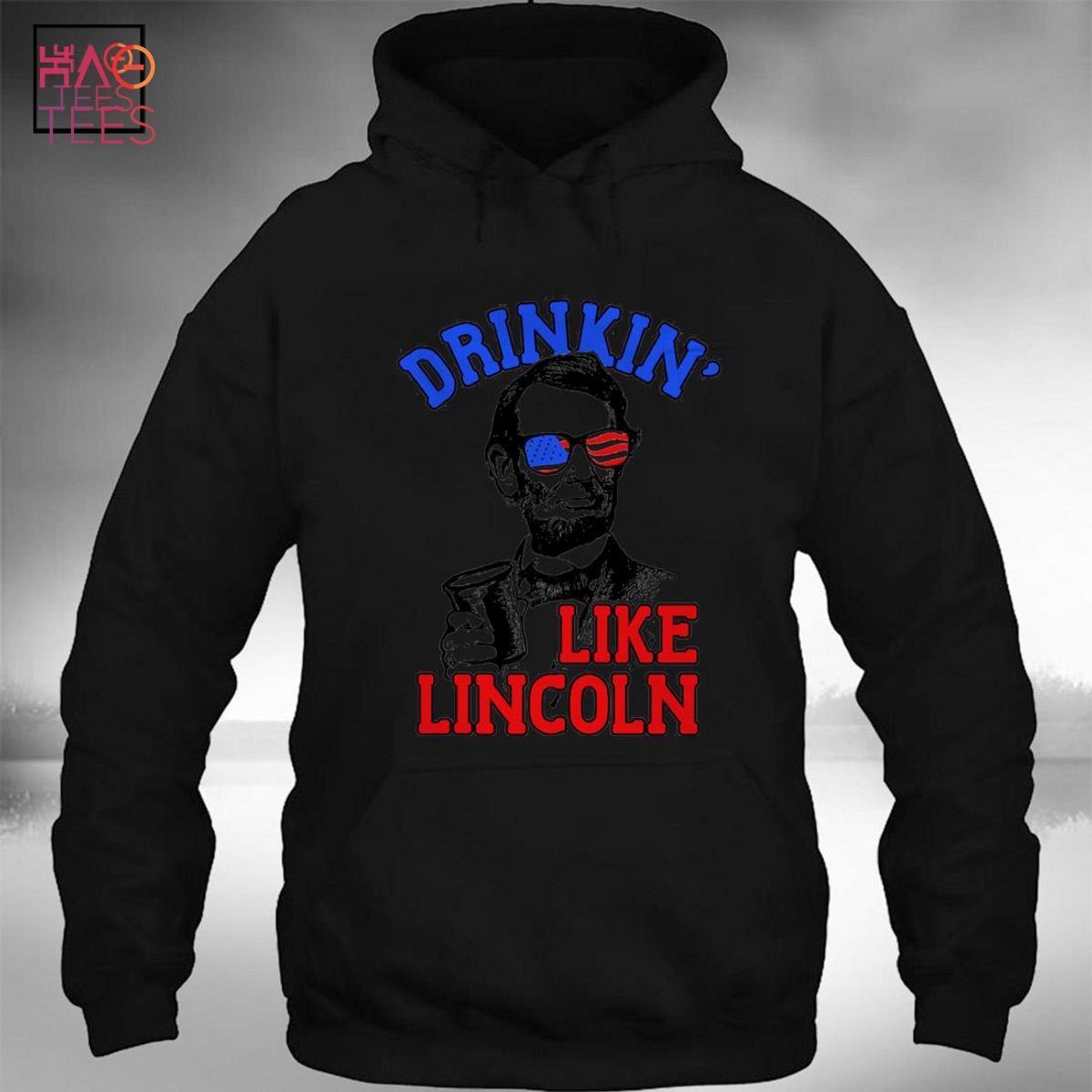 Drinking Like Abe Lincoln 4th July Independence Day T-Shirt