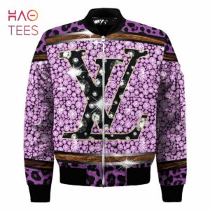 Purple Expensive Luxury Fashion Bomber Jacket