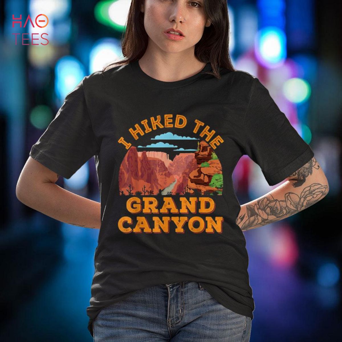 Funny I Hiked The Grand Canyon Fun GC National Park Hiking Shirt Funny I Hiked The Grand Canyon Fun GC National Park Hiking Shirt