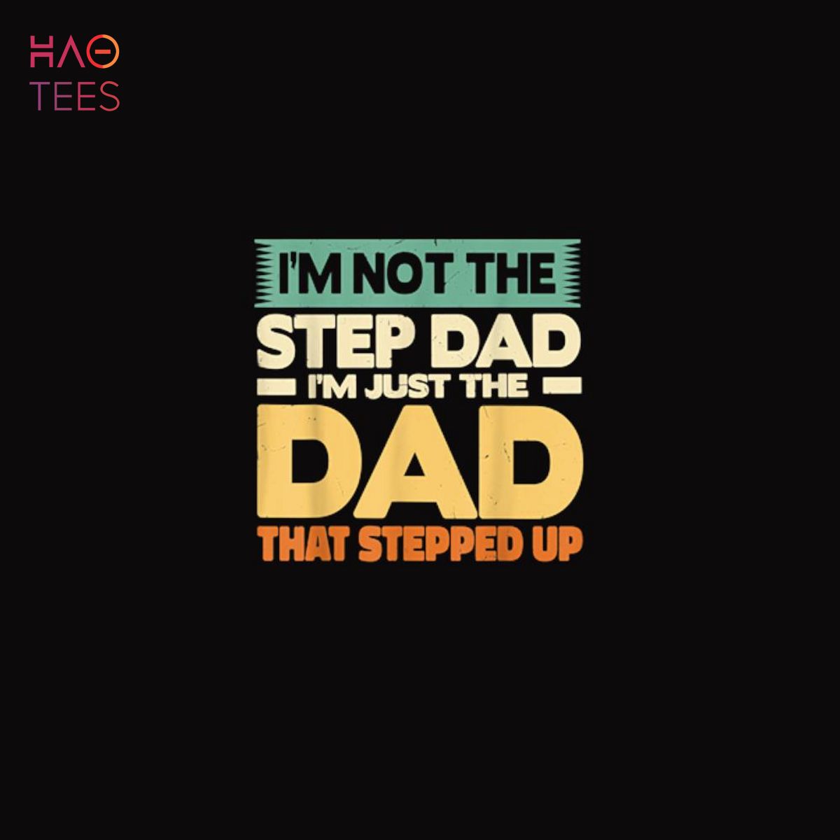I'm not the Step Dad I'm the Dad that Stepped up Shirt