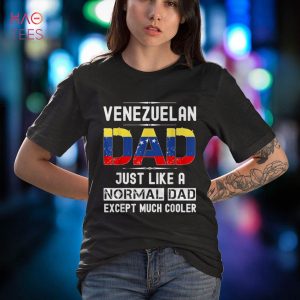 Venezuelan dad fathers day Venezuela flag funny men birthday Shirt