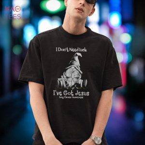 I Don’t Need Luck I’ve Got Jesus Lung Cancer Awareness Shirt