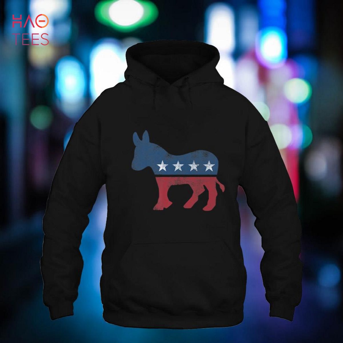 Joe Biden Kamala Harris 2024 President Democrat Donkey Faded Shirt