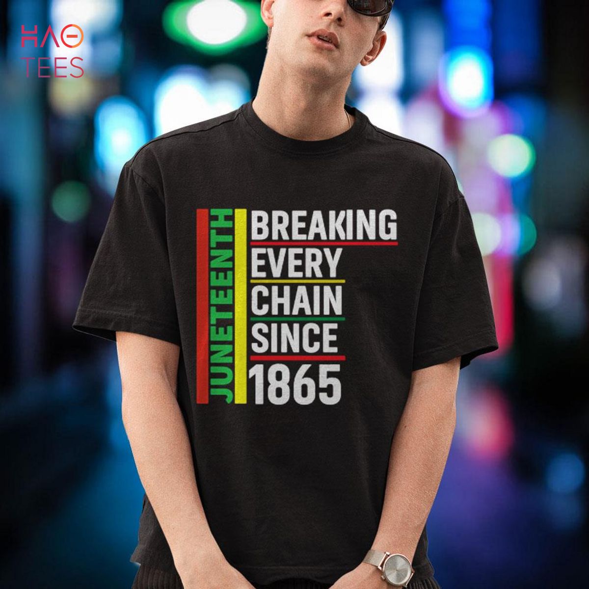Juneteenth Breaking Every Chain 1865 Mom Dad Kid Boy Girl Shirt
