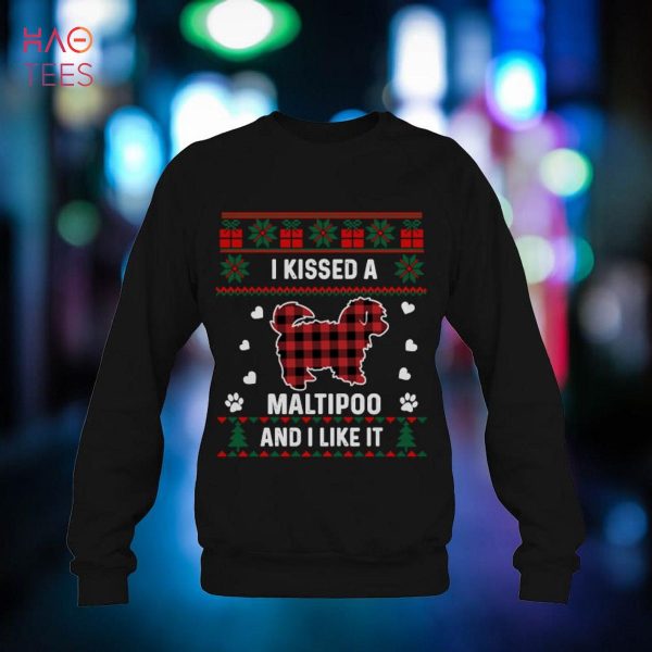 Maltipoo Dog Lover Gifts Maltipoo Ugly Christmas Sweater Shirt