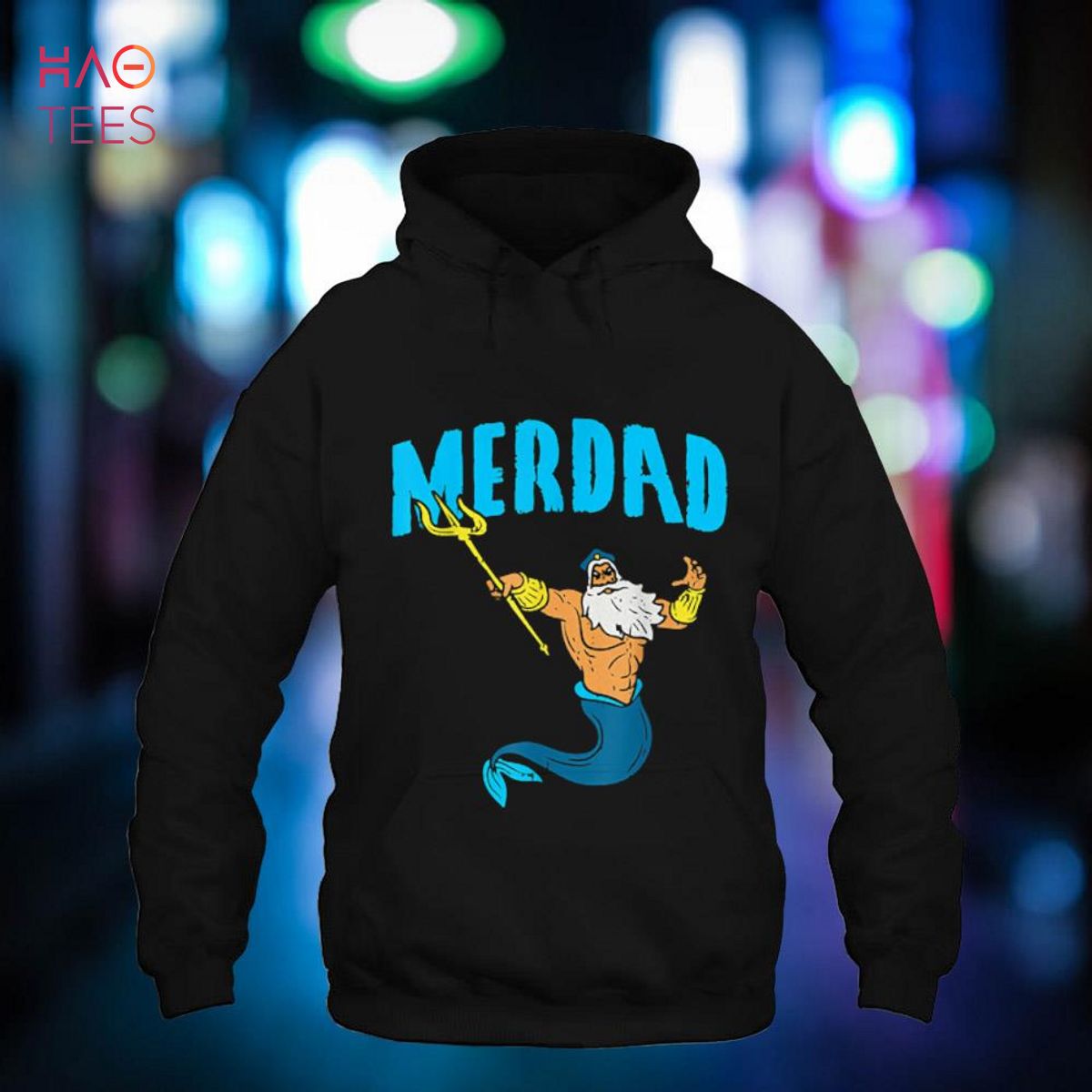 Merdad Security Merman Mermaid Daddy Fish Father’s Day Dad Shirt