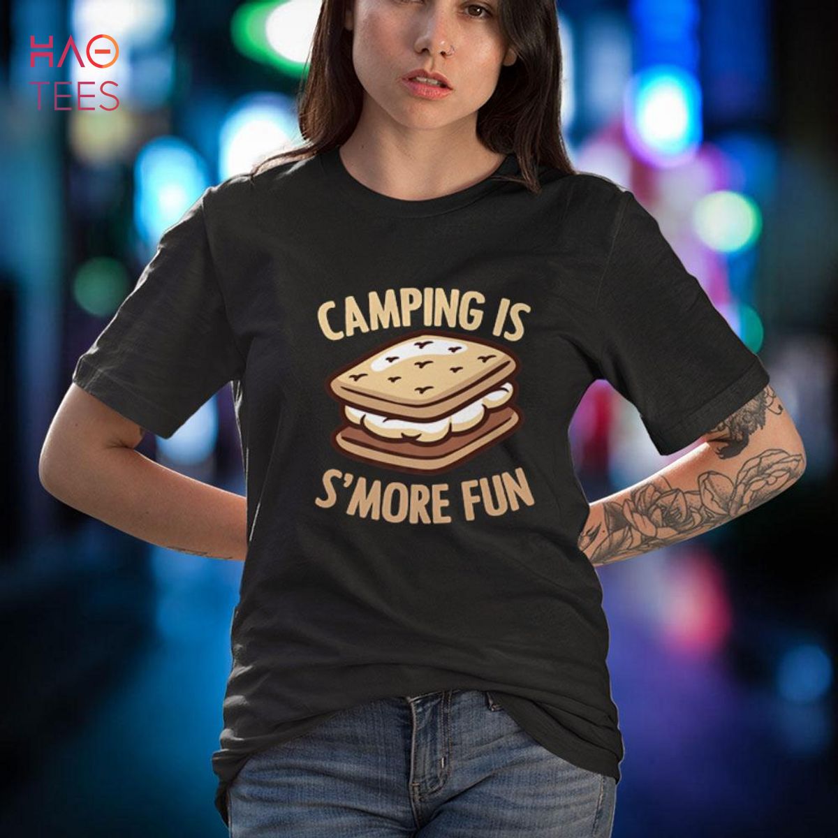 S’more Fun Camping Life Funny Outdoor Adventure For A Camper Shirt