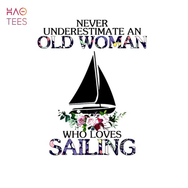 Sailing Old woman Hooded Shirt
