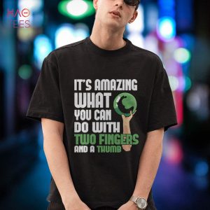 Vintage Amazing You Do Two Fingers And Thumb Bowler Bowling Shirt