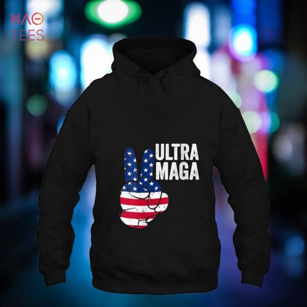 Womens Ultra Maga Proud Ultra-Maga Vintage American Thumbs Up Shirt