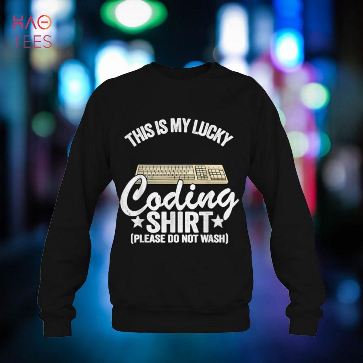 Coder Jokes Geek Computer Programmer This Is My Lucky Coding Shirt