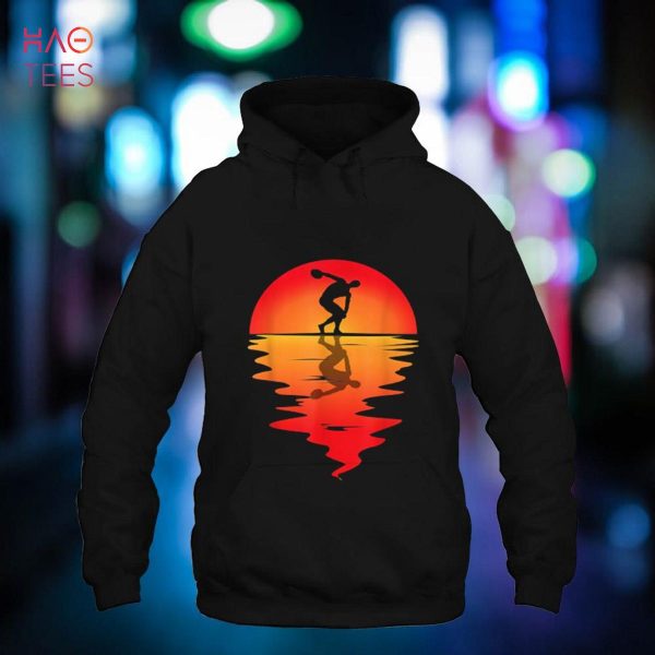 Discus Throw Track And Field Vintage Sunset Discus Athlete Shirt