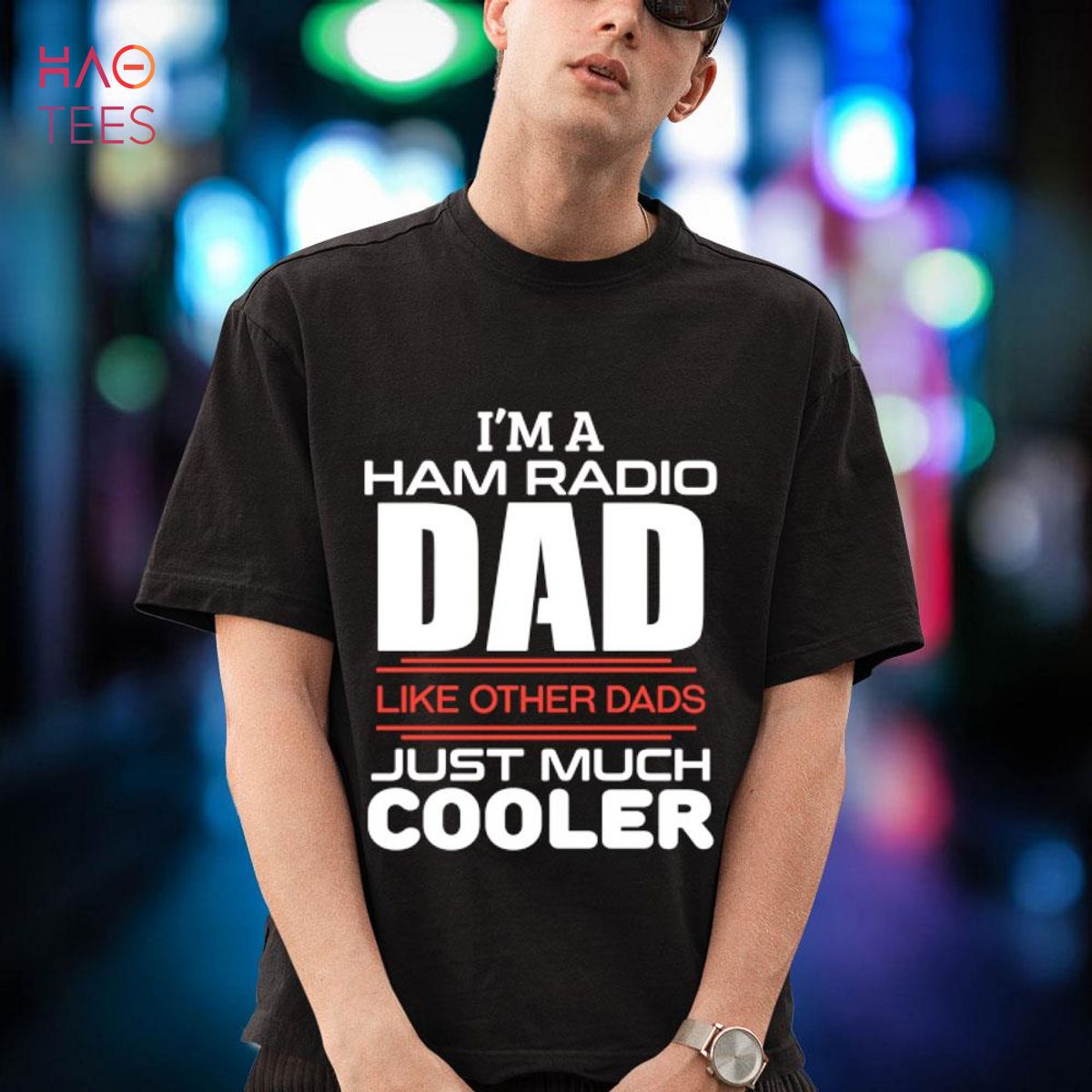 Ham Radio Dad Much Cooler Funny Ham Radio Amateur Enthusiast Shirt