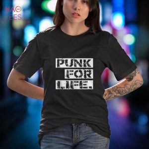 Punk For Life I Retro Anarchy & Punker I Retro Punk Rock Shirt