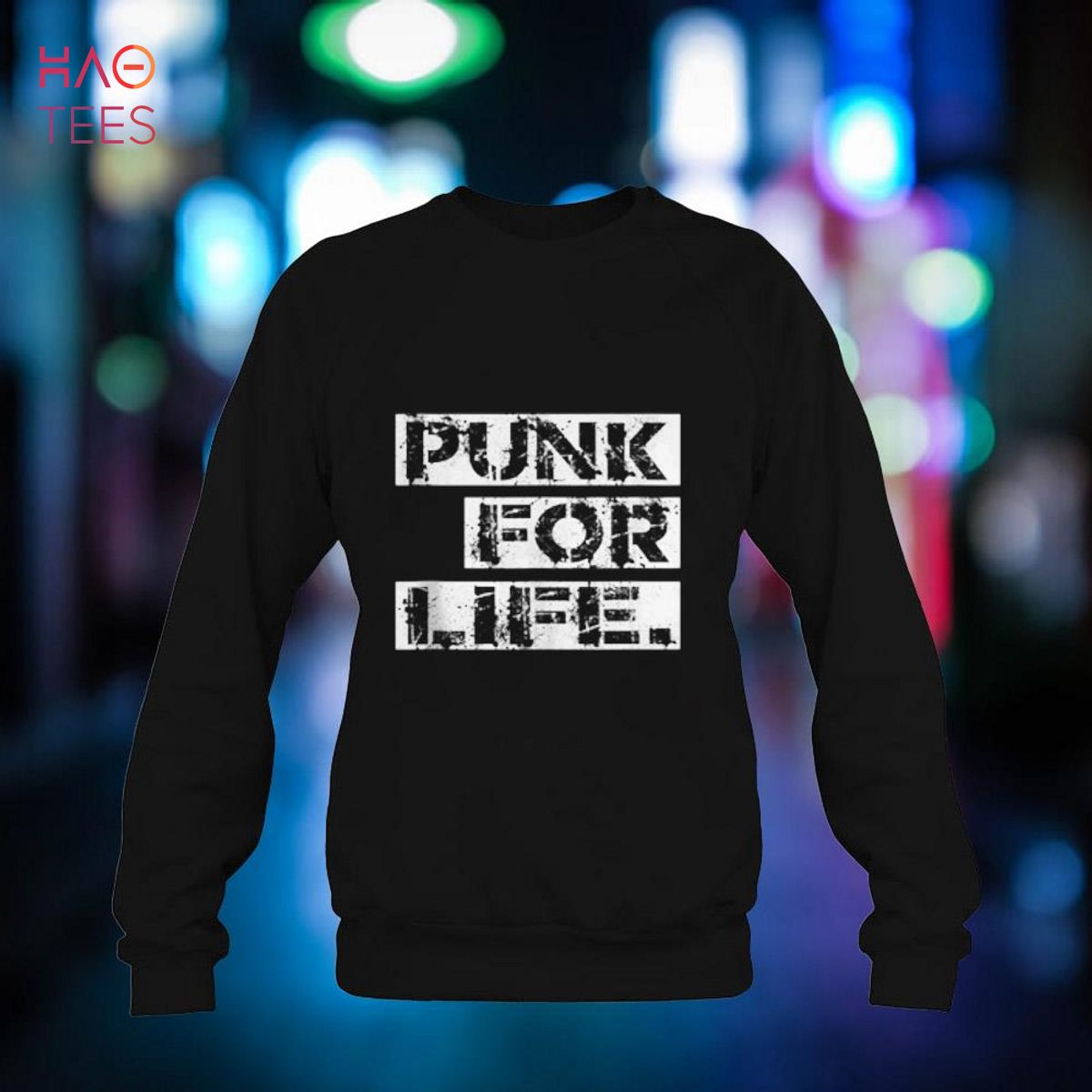 Punk For Life I Retro Anarchy & Punker I Retro Punk Rock Shirt