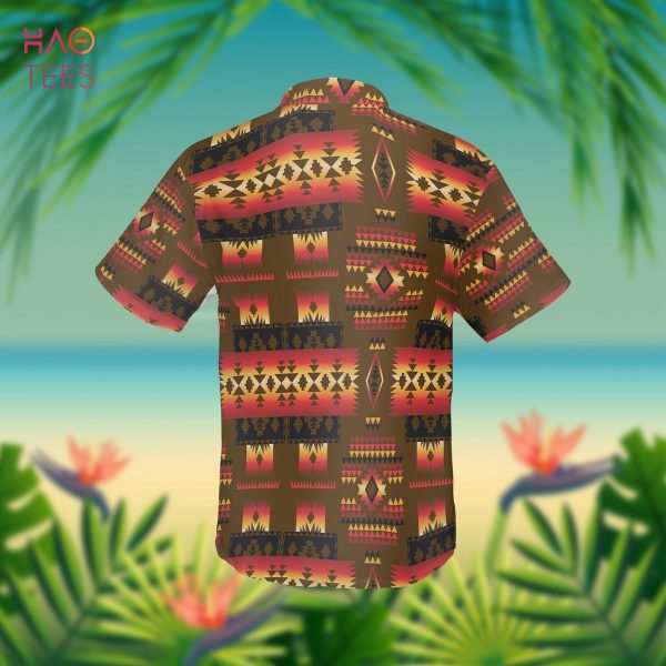 Black Native Tribes Pattern Native American Hawaiian Shirt 3D Limited Edition