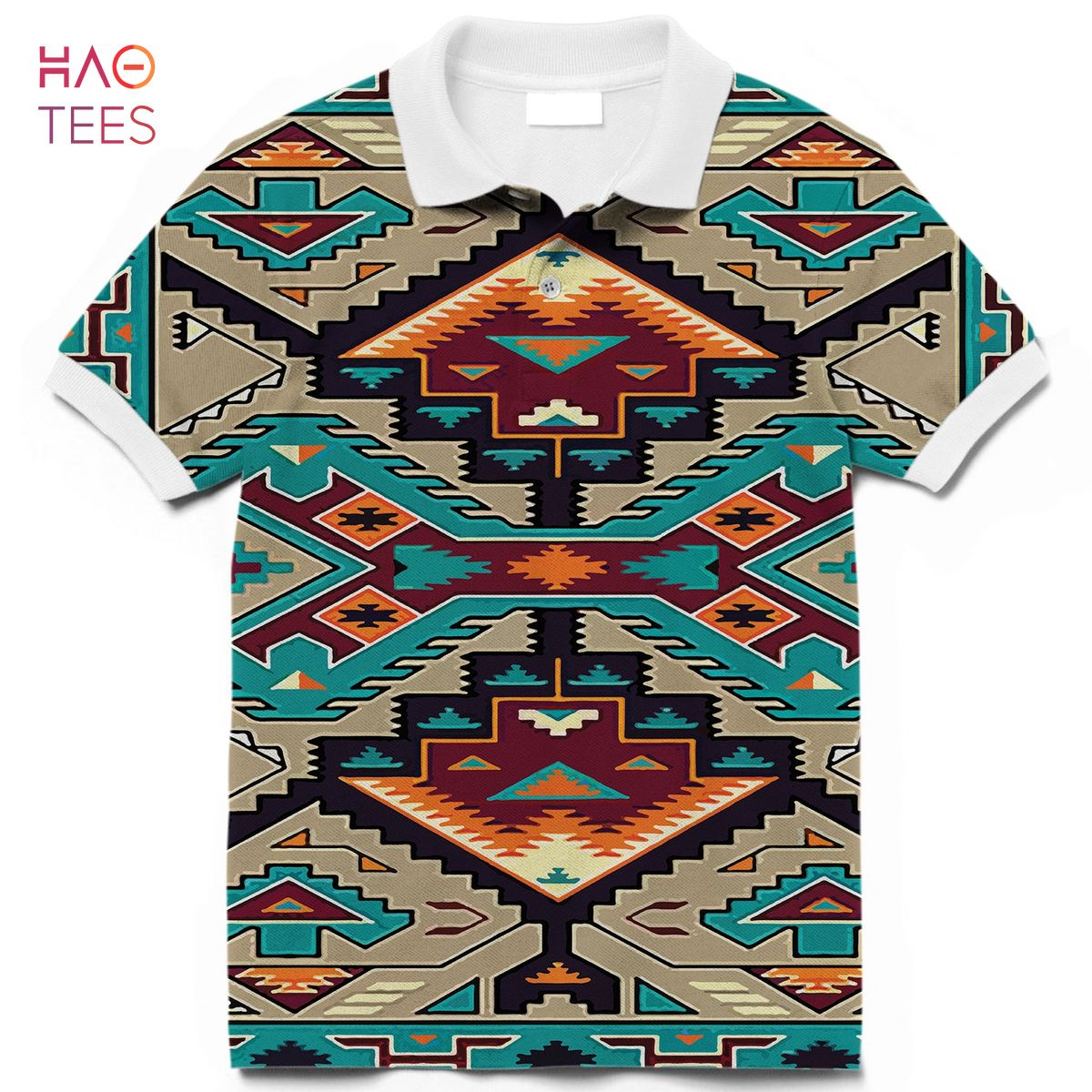 Native American Aztec And Hawaiian Ethnic Pattern Shirt