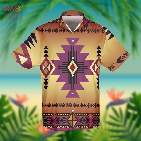 Southwest Purple Pink Symbol Hawaiian Shirt 3D