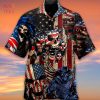 America Skull Pride Edition Hawaiian Shirt