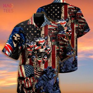America Skull Angry Limited Edition Hawaiian Shirt