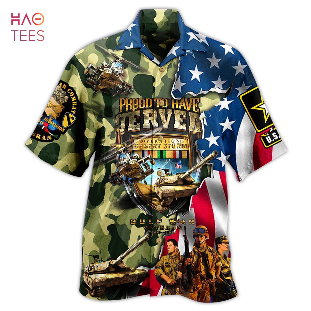 America Veteran War And Peace Limited Edition Hawaiian Shirt