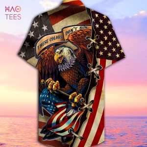 American Eagle Fly Flag Limited Hawaiian Shirt