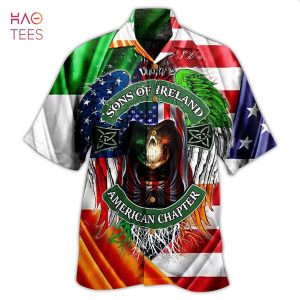 Irish Son Of Ireland American Chapter Saint Patricks Day Edition Hawaiian Shirt