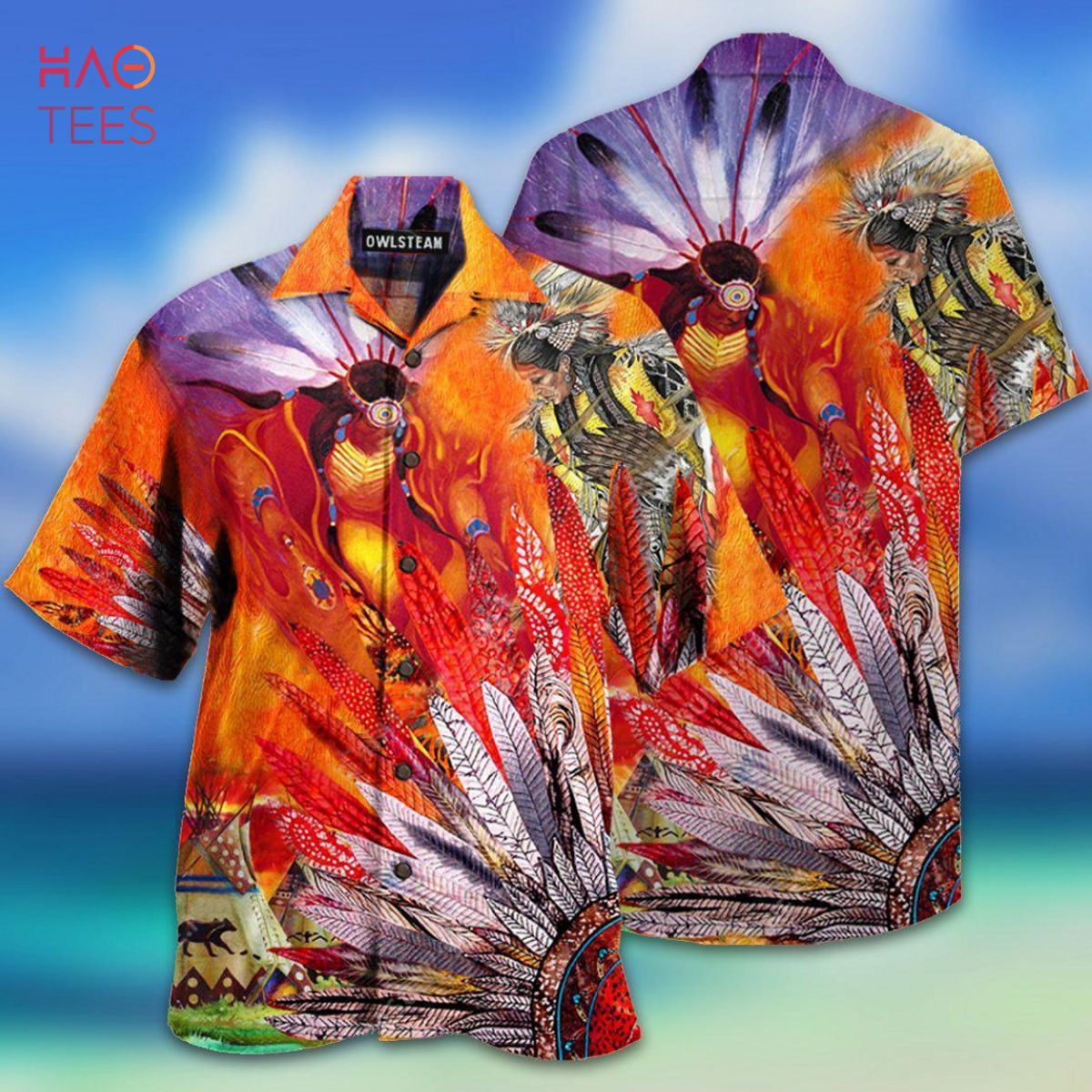 Native America Amazing With Fire Limited Edition Hawaiian Shirt
