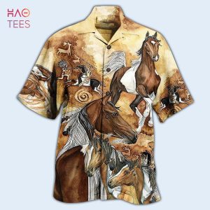 Native American Horse Style Hawaiian Shirt 3D
