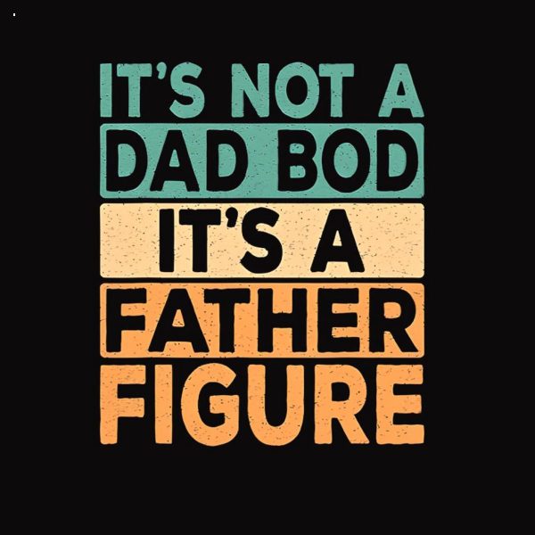 It’s Not A Dad Bod It’s A Father Figure Funny Dad Daddy Papa Shirt