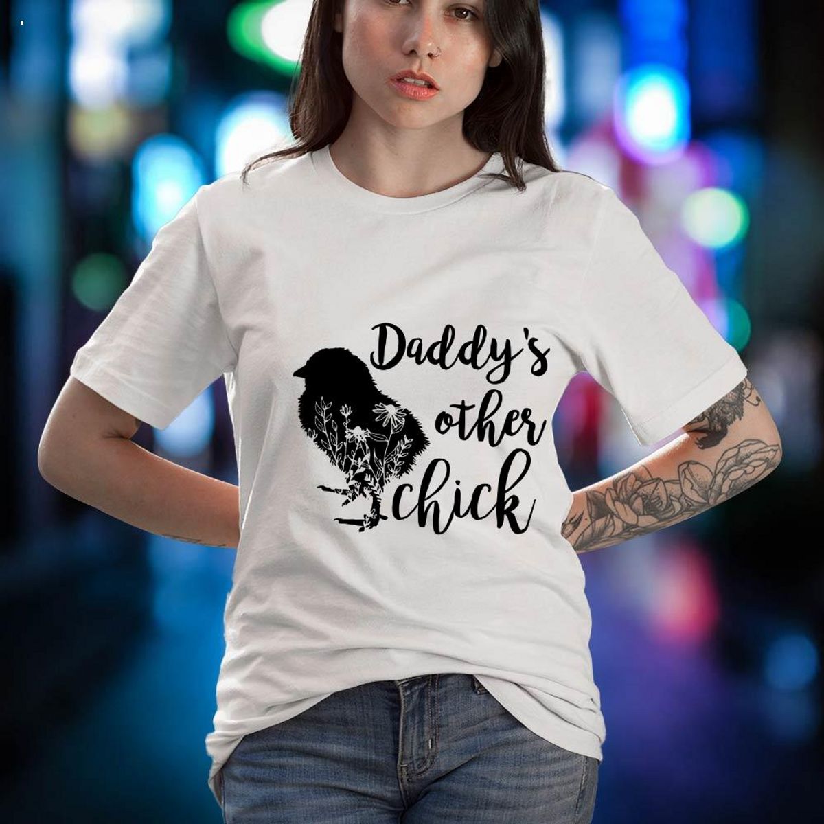 Kids Daddy's Other Chick Baby Shirt