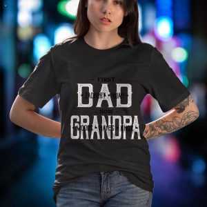 Lovelypod – First Dad Now Grandpa Shirt