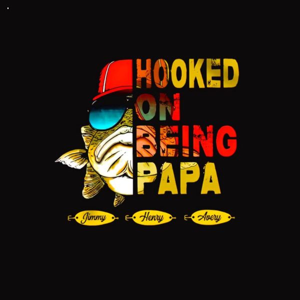 Lovelypod – Hooked By Being Fishing Father’s Day Shirt