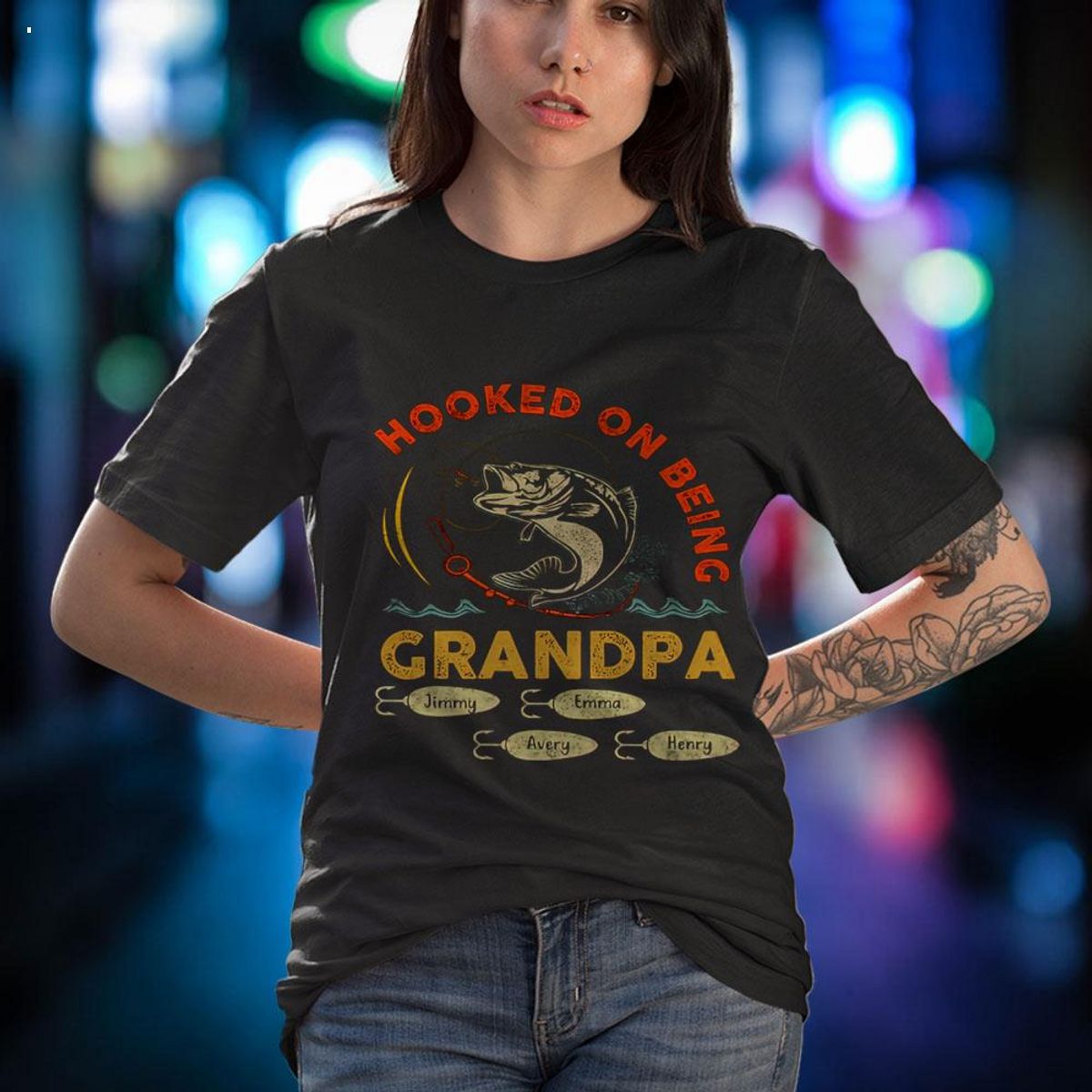 Lovelypod - Hooked On Being Grandpa Shirt