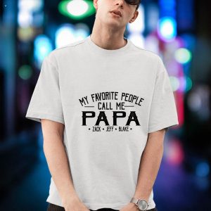 Lovelypod – Personalized My Favorite People Call Me Papa Shirt
