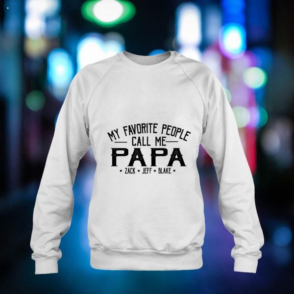 Lovelypod – Personalized My Favorite People Call Me Papa Shirt