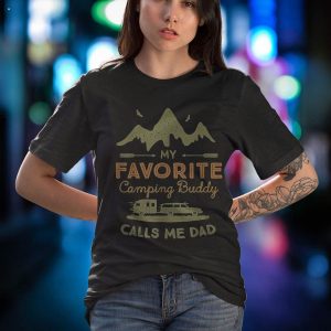 Mens My Favorite Camping Buddy Call Me Dad Shirt