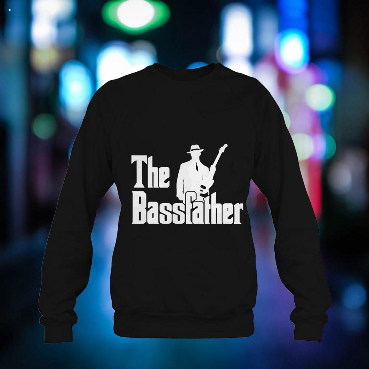 Mens The Bassfather Funny Quote For Bass Guitarist Shirt