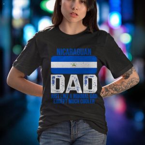 Mens Vintage Nicaraguan Dad Nicaragua Flag For Father’s Day