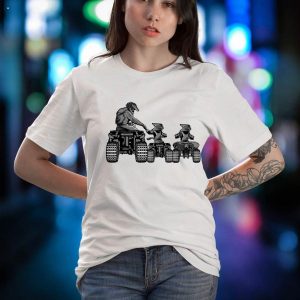 Quad Bike Father And Son Four Wheeler Atv Gift Shirt