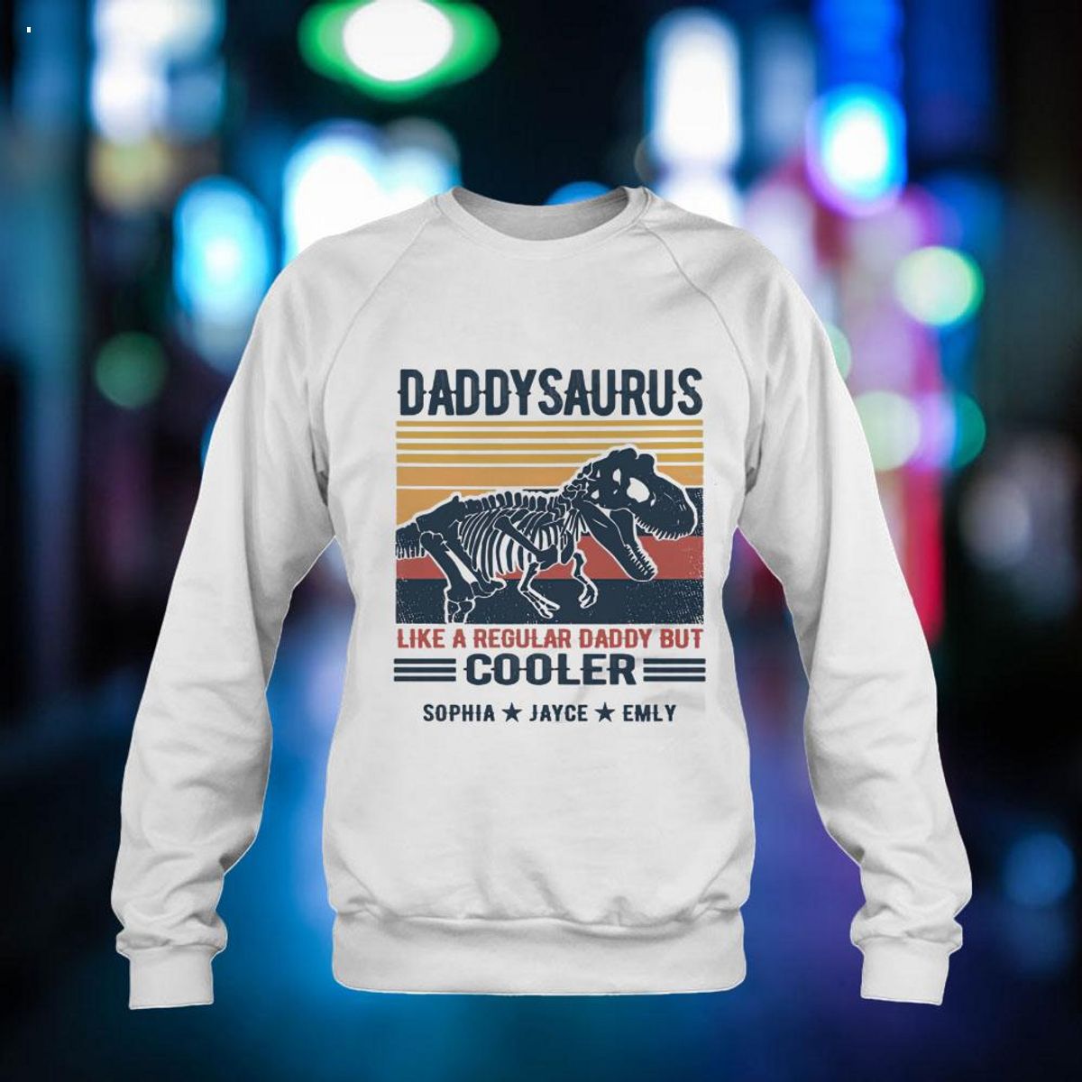 Retro Vintage Daddysaurus Like A Regular Daddy Shirt