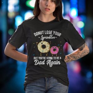 Womens You’re Going To Be A Dad Again Pregnancy Announcement Reveal Shirt