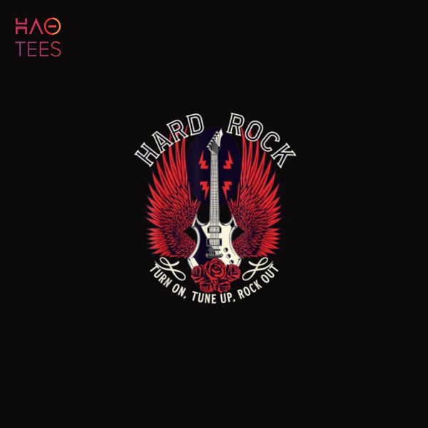 Hard Rock Turn on. Tune-up Rock out, boys, girl Shirt