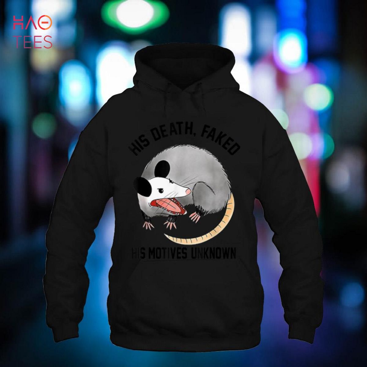 His Death, Faked His Motives, Unknown - Funny Possum Shirt