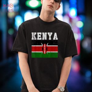 Retro Vintage Kenya Flag Kenyan Roots Shirt