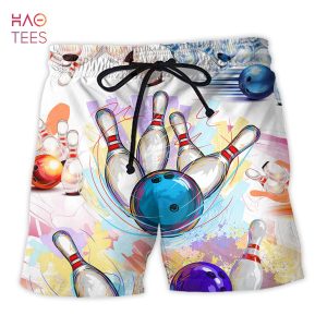 Bowling art style Hawaiian shirt