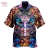 Tattoo style fantasy sky Hawaiian shirt