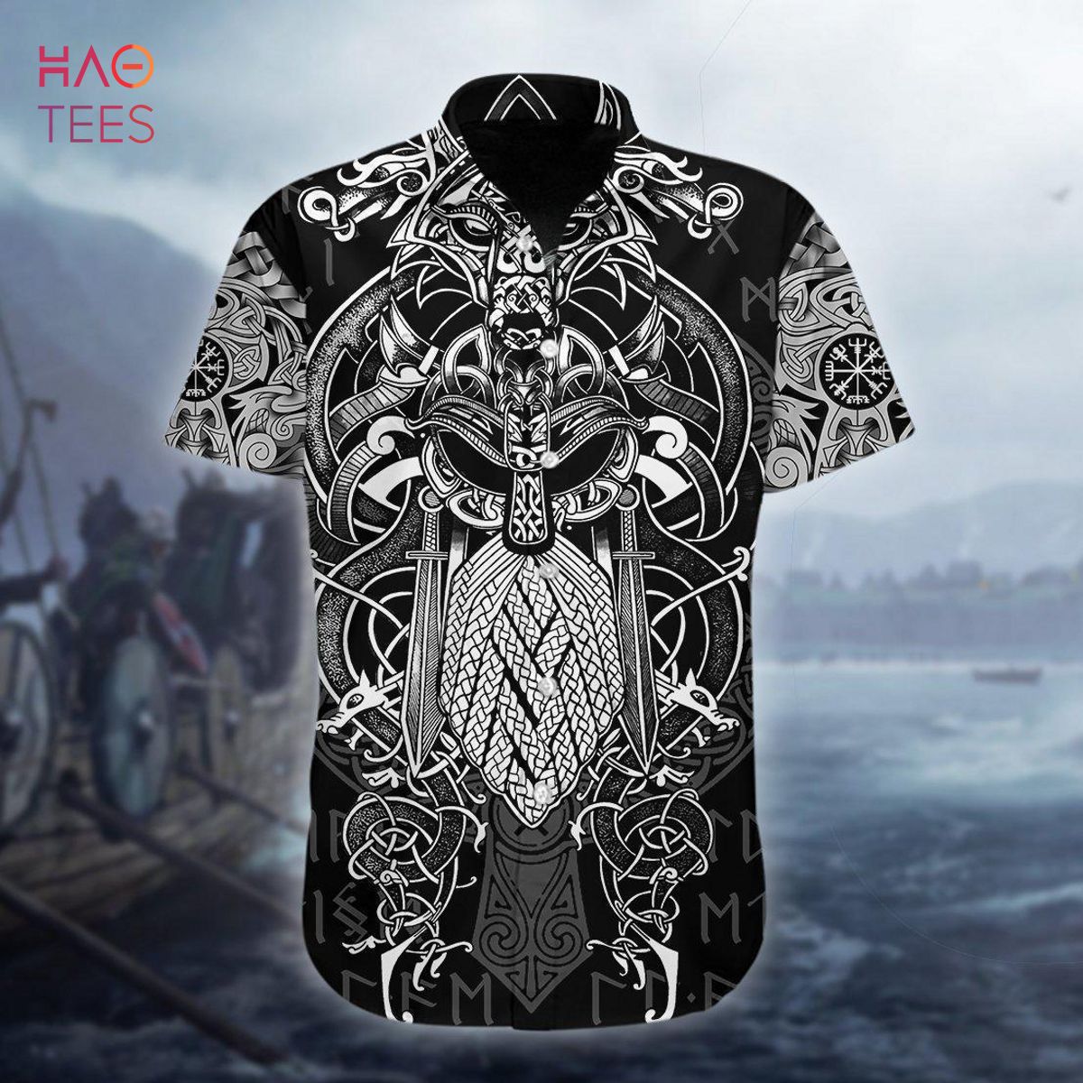 hawaiian vikings shirt