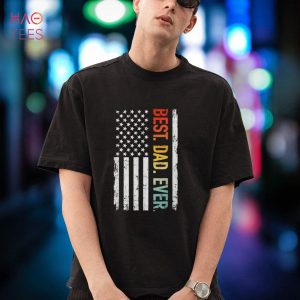 Best Dad Ever American Flag Fathers Day Gift For Dad Grandpa