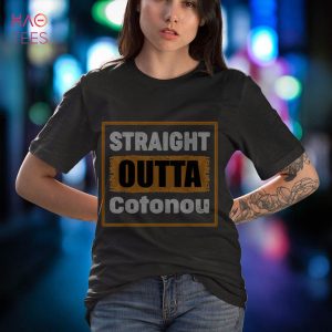 Straight Outta Cotonou Benin Retro Distressed Vintage Humor